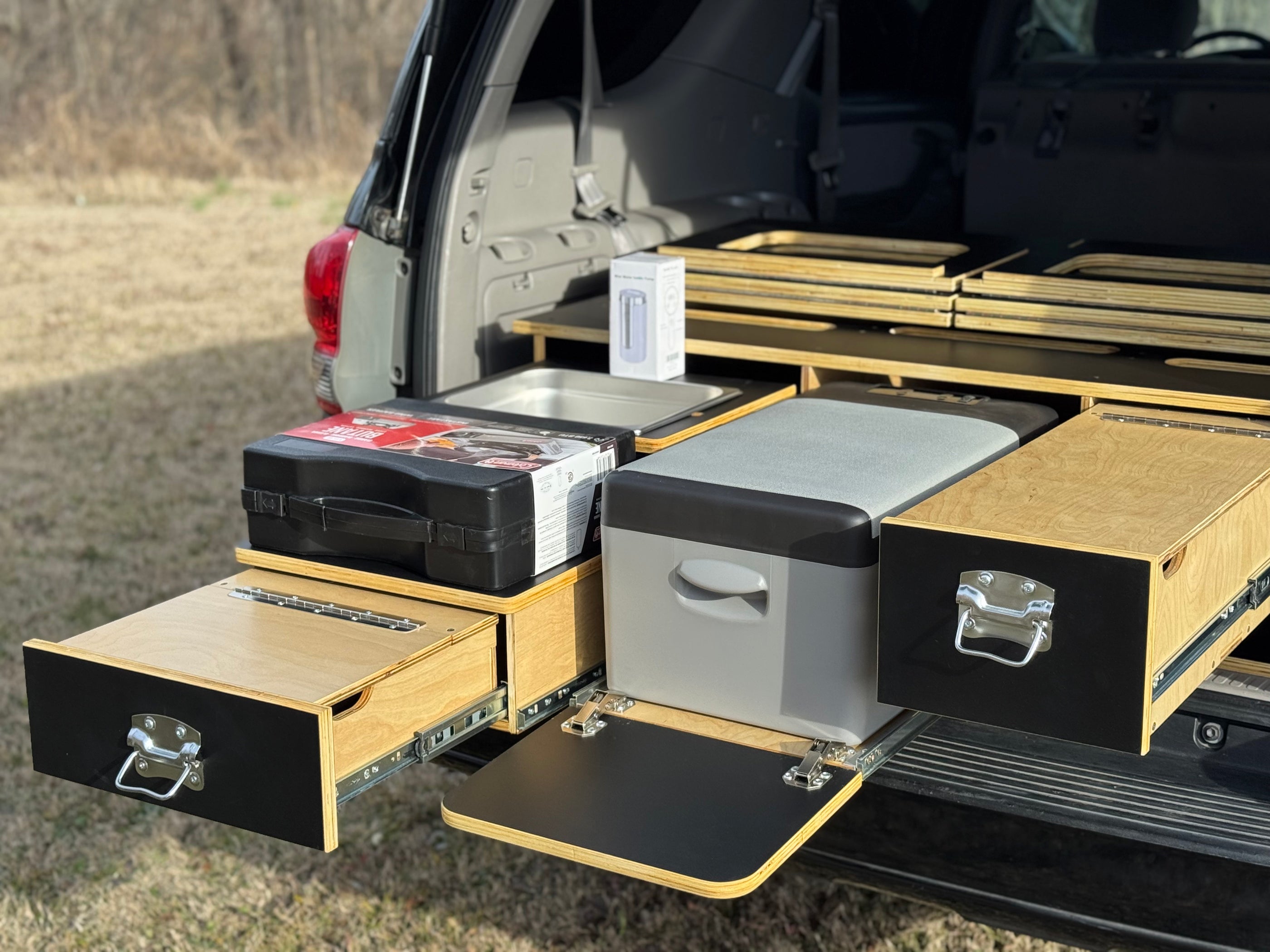 Honda Pilot Camper Conversion Kit | Full Kit ( Bed+ Storage+ Stove ...