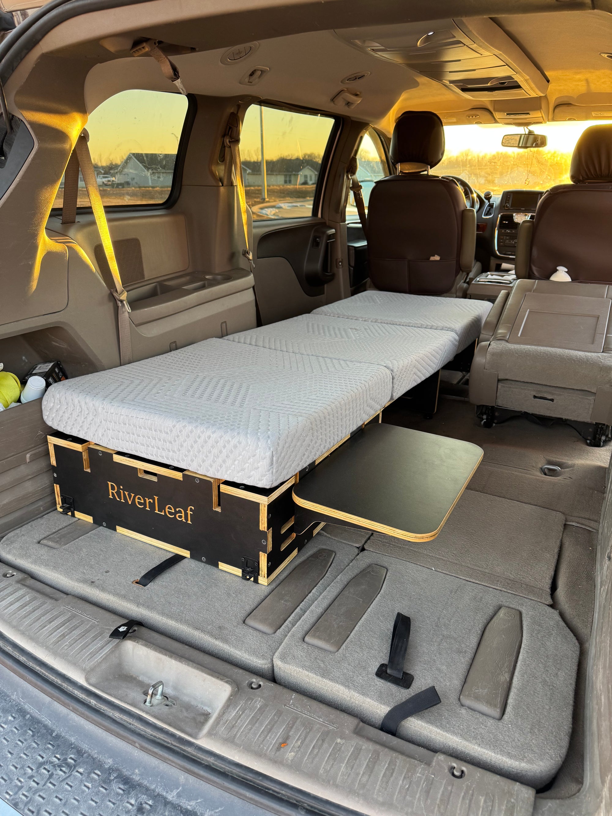 Minivan Sleeping Platform|Removable, Easy Install ,No-Drill Camper Bed ...