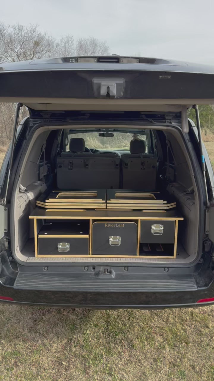 Load and play video in Gallery viewer, The Grand Teton - A Minivan &amp; SUV- Complete Camper Conversion Kit
